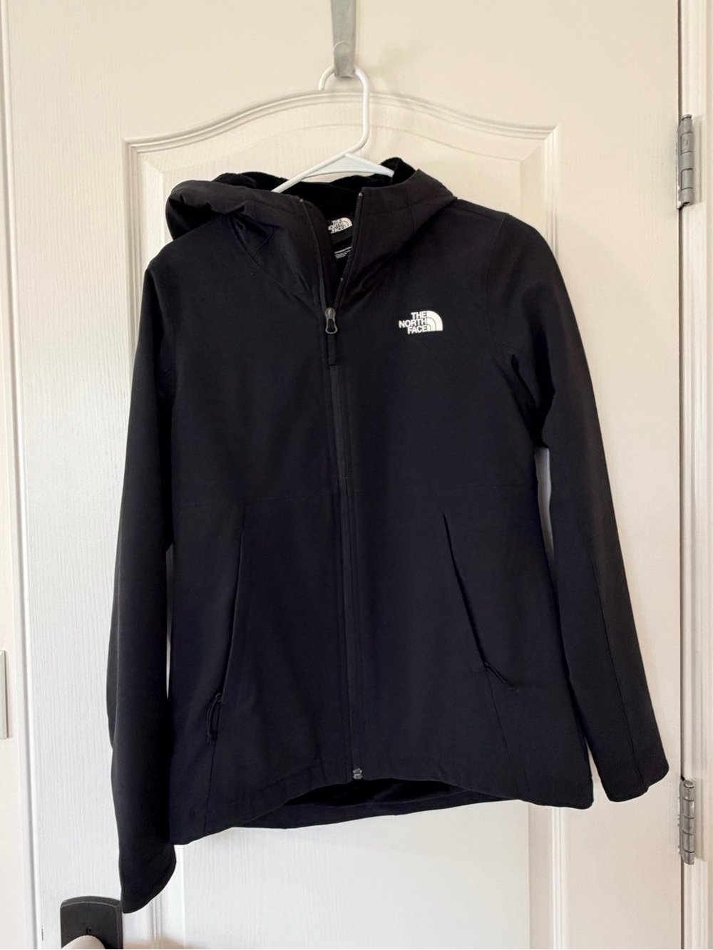 The North Face Women's Black Hooded Softshell Utility Jacket